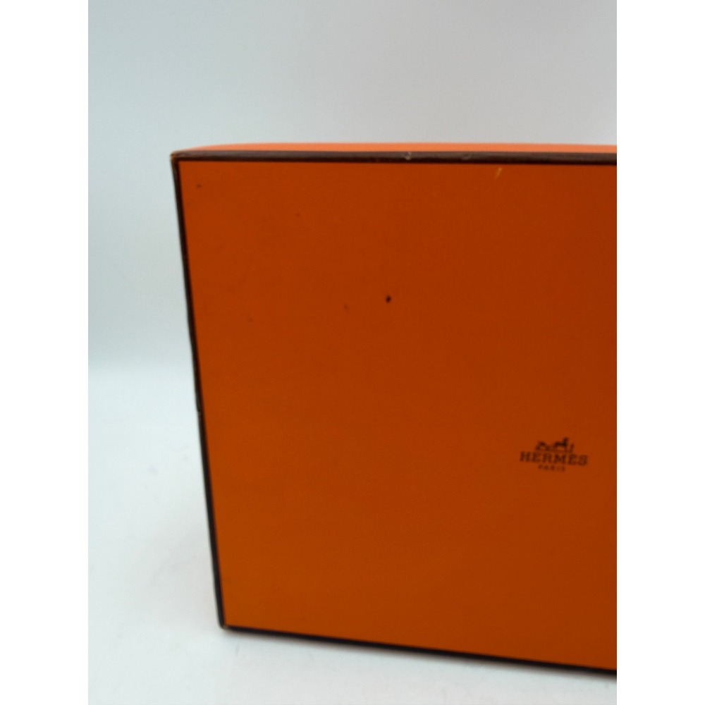 Hermes Orange Storage Shoe Box & 2 Herringbone Dust Bags Set Organization READ - Picture 3 of 8